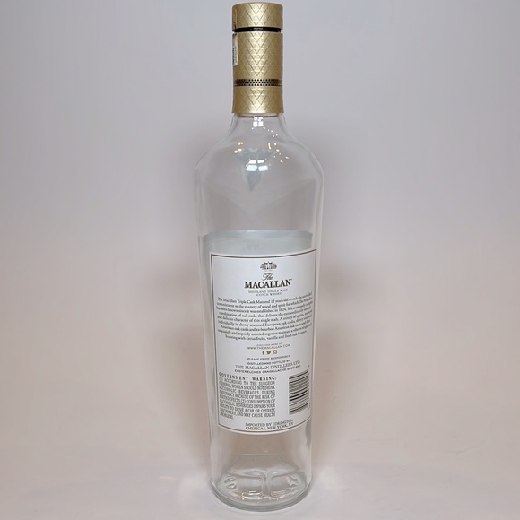 Macallan 12 Highland Single Malt Scotch Whisky Triple Cask Matured Empty Bottle - Picture 4 of 7